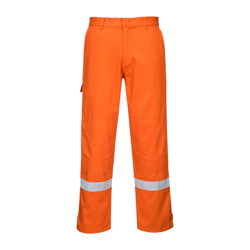 Portwest Multinorm Arbeitshose Bizflame Ultra Orange Blau Portwest Multinorm Arbeitshose Bizflame Ultra Orange Blau