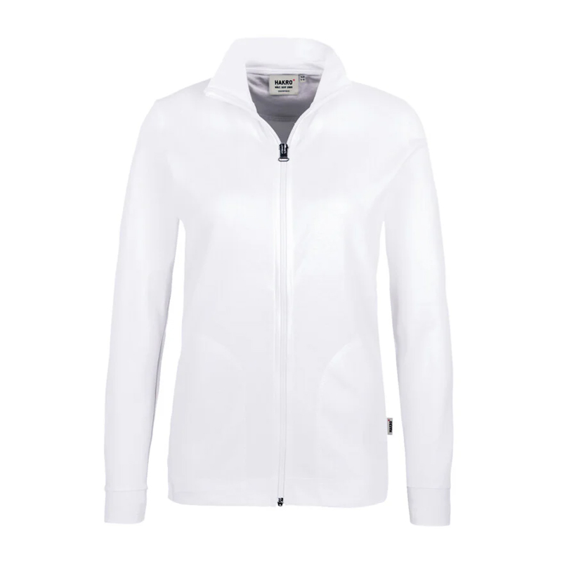 Hakro 227 Damen Interlock Jacke Regular Fit aus Baumwolle