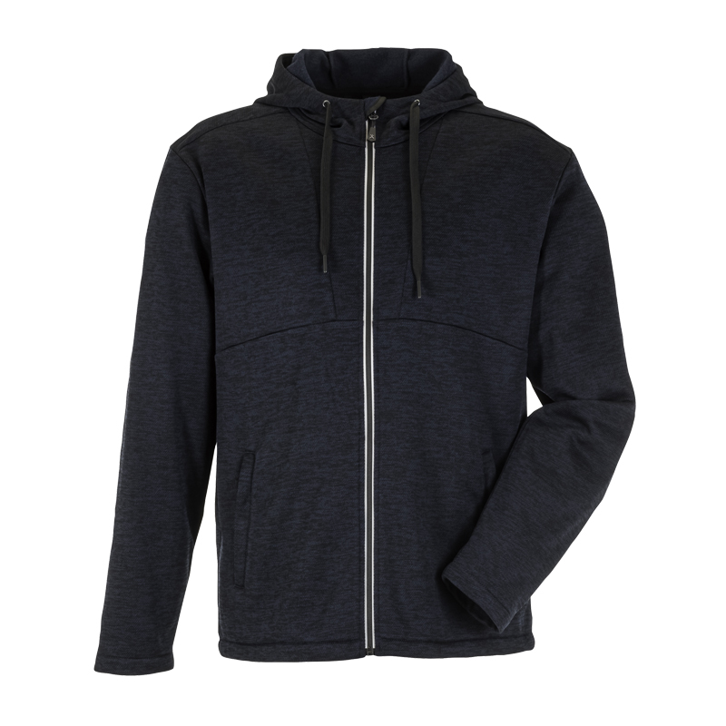 Planam Eagle Jacke Hoodie mit Innenfleece von Planam, dunkelgraue Kapuzenjacke mit Frontreißverschluss und Taschen