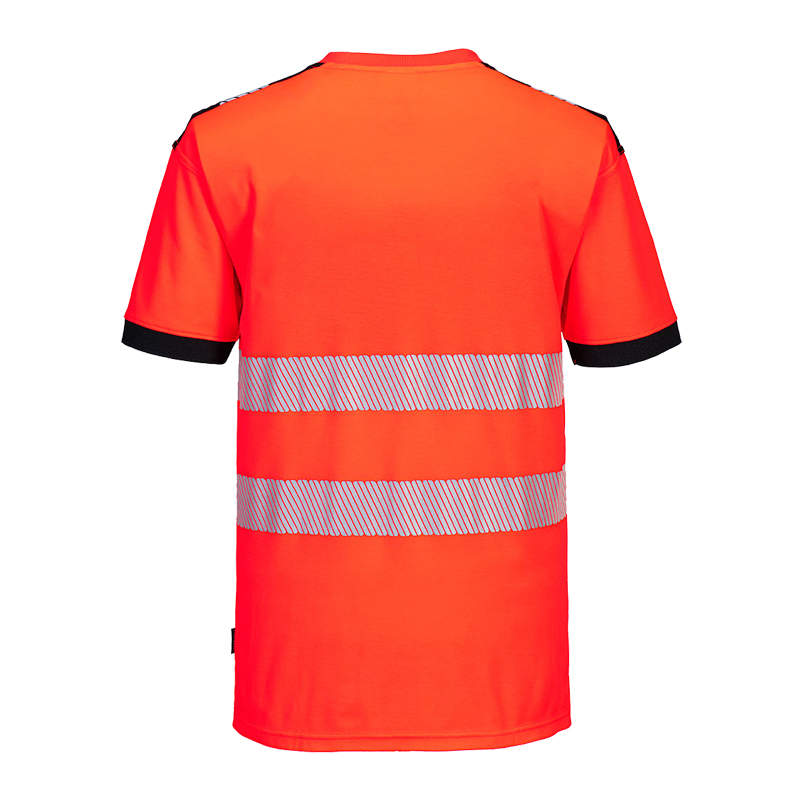 PortWest T181 Warnschutz T-Shirt Cotton Comfort Klasse 2