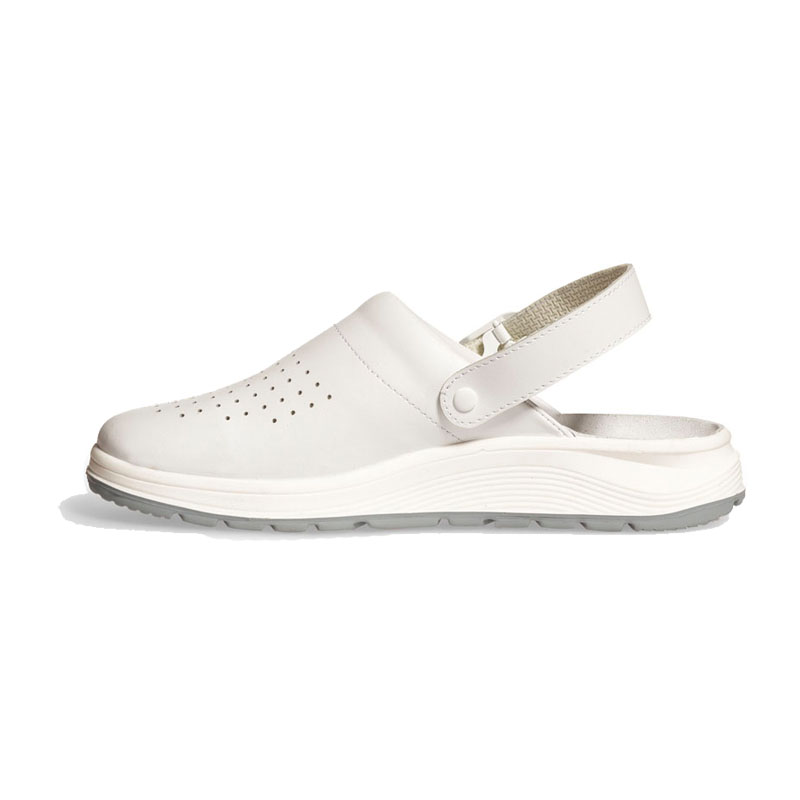 Abeba 87020 Active OB Clog perforiert mit Fersenriemen | Glattleder