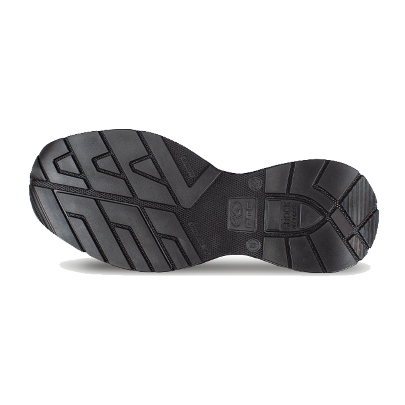 Unteransicht der profilierten Laufsohle des FTG Color S1PS ESD Sicherheitsschuhs Dynamic Line für Industrie und Handwerk
