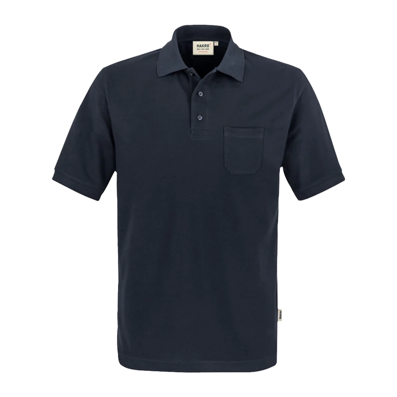 Hakro 812 Pocket Polo-Shirt Comfort Fit verstärkte Baumwolle | 1/2 arm