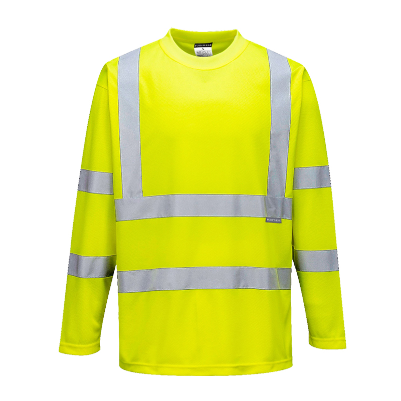 PortWest S178 RIS Warnschutz T-Shirt langarm Klasse 3