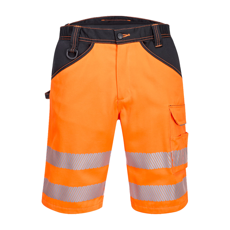PortWest PW348 Warnschutz Shorts aus robustem Gewebe