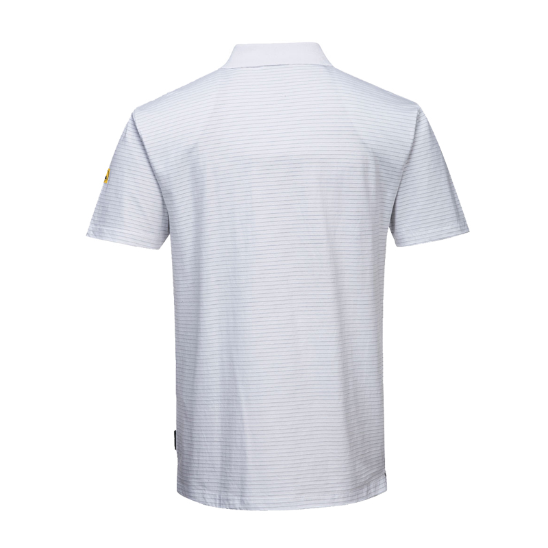 PortWest AS21 Antistatik ESD Polo-Shirt kurzarm für EPA Bereiche