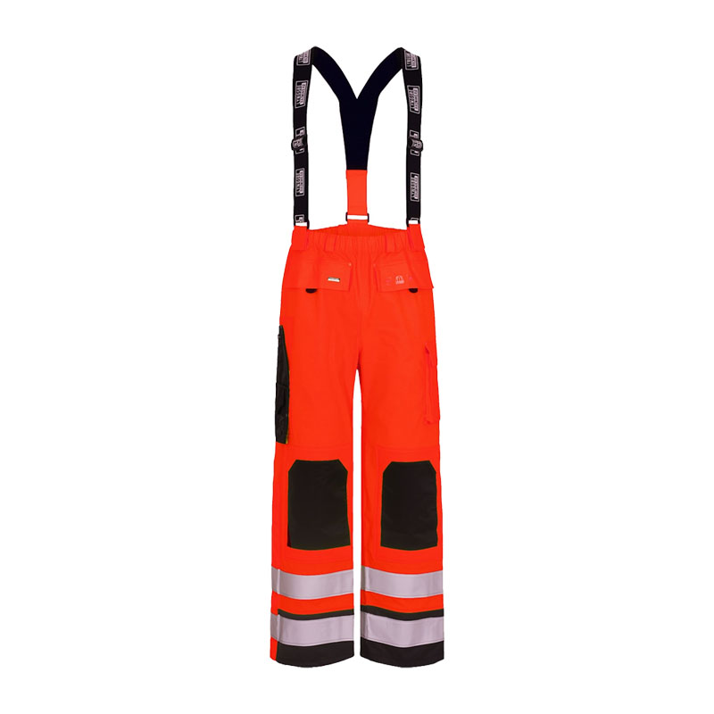 Lyngsøe FR-LR6022 flammhemmende Hi Vis Warnschutz Regen Latzhose