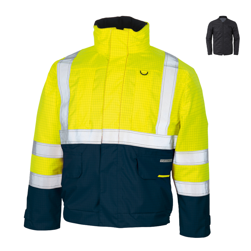 Kind 88102 FR Hi-Vis Wetterschutz Jacke StarLine FA 3000 + Wärmefutter
