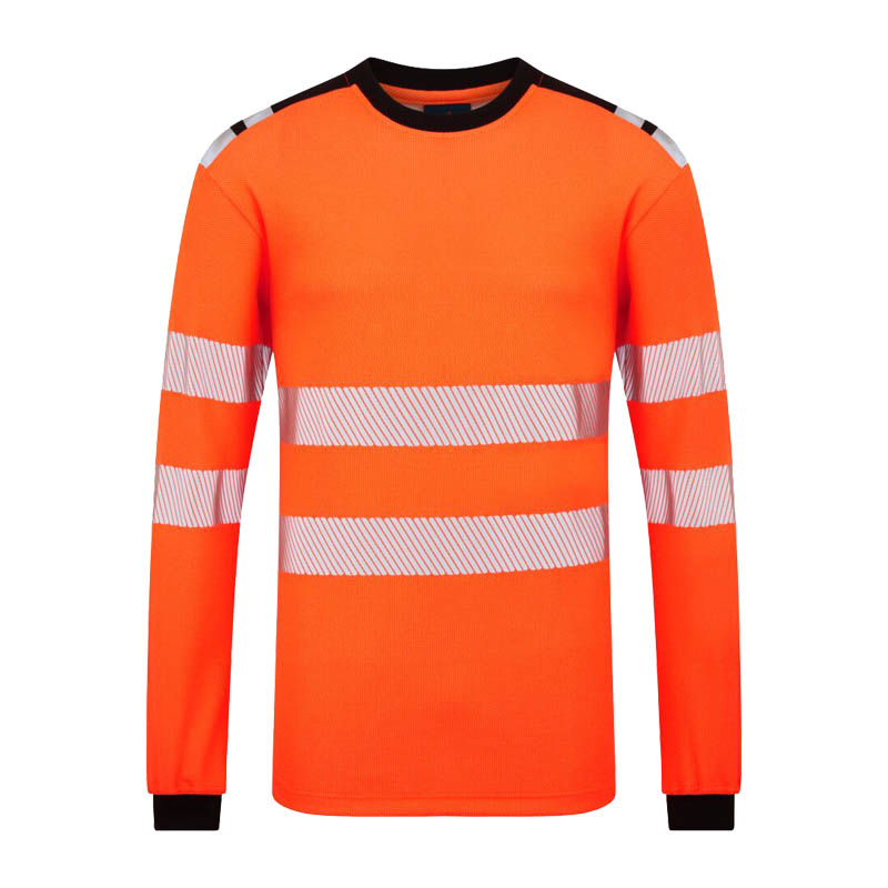 PortWest FR734 FR MultiNorm Hi-Vis T-Shirt HVO langarm