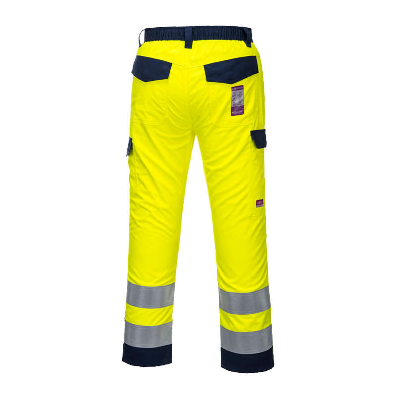 PortWest MV46 MultiNorm Warnschutz Hose inhärent flammhemmend