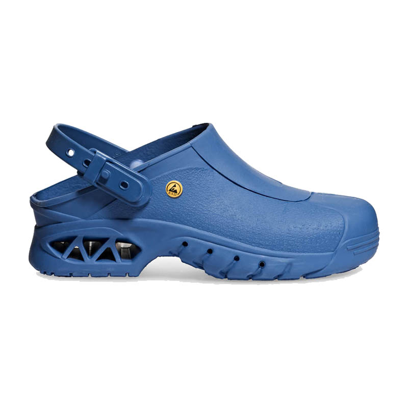 Abeba 39610 autoklavierbare ESD OP Clogs Medizin & Labor | blau