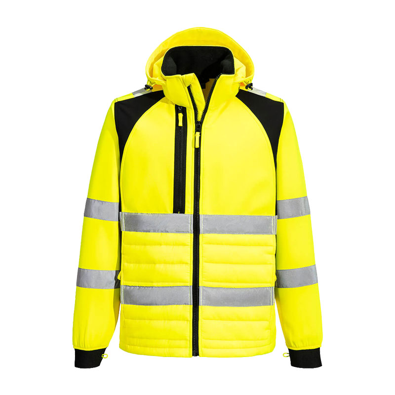 PortWest CD863 ECO Warnschutz Hi-Vis Hybrid Jacke