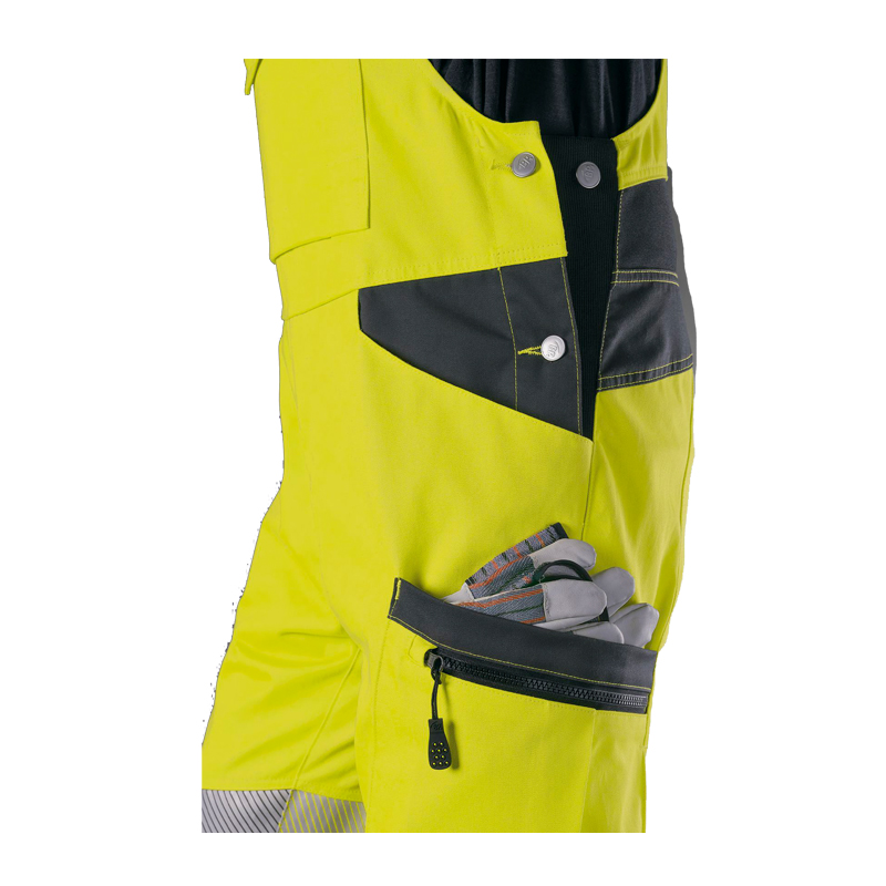 BP 2041 Warnschutz Stretch Latzhose Klasse 2