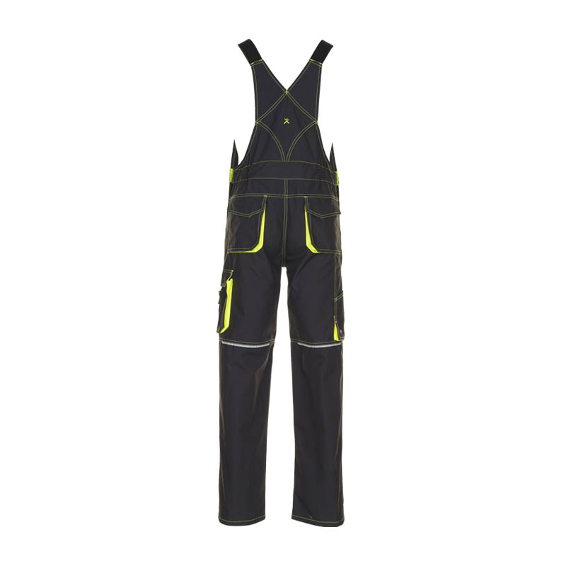 Planam Basalt Neon Latzhose