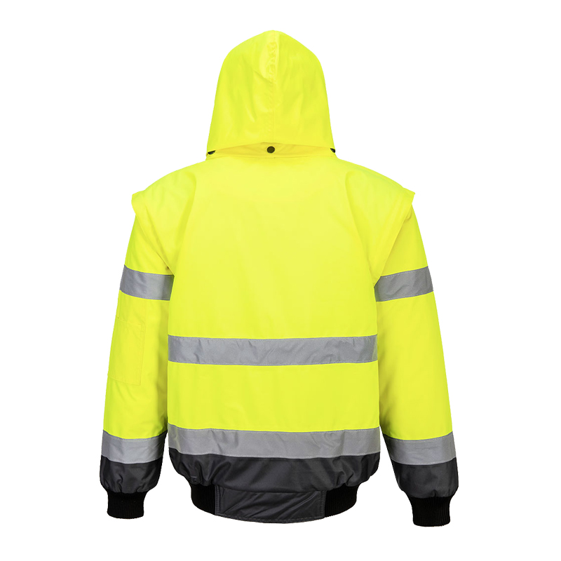 PortWest C465 3-in-1 Warnschutz Pilot Jacke kontrast Klasse 3
