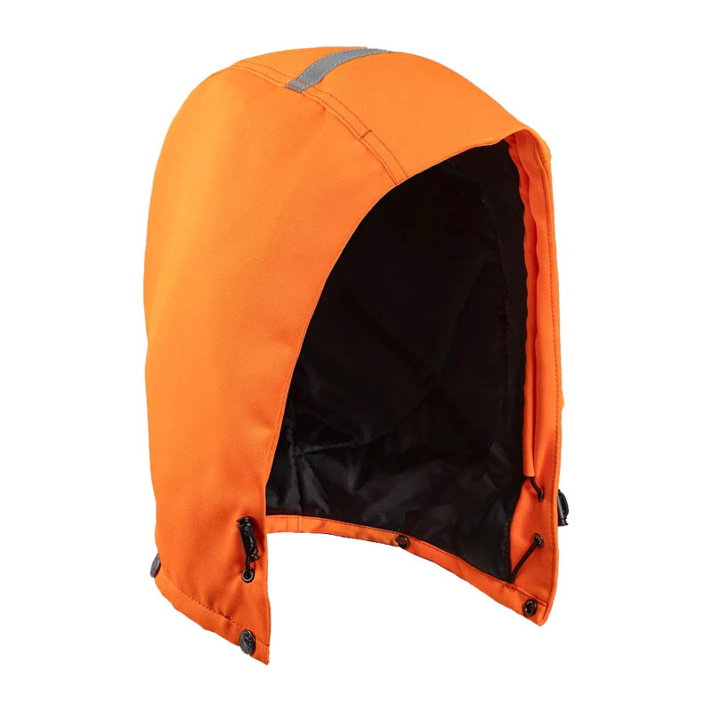 Dimex 6239 Warnschutz Kapuze in Orange, abnehmbare Kapuze für 6175R Winterjacke und 6203R Winteroverall mit hoher Sichtbarkeit