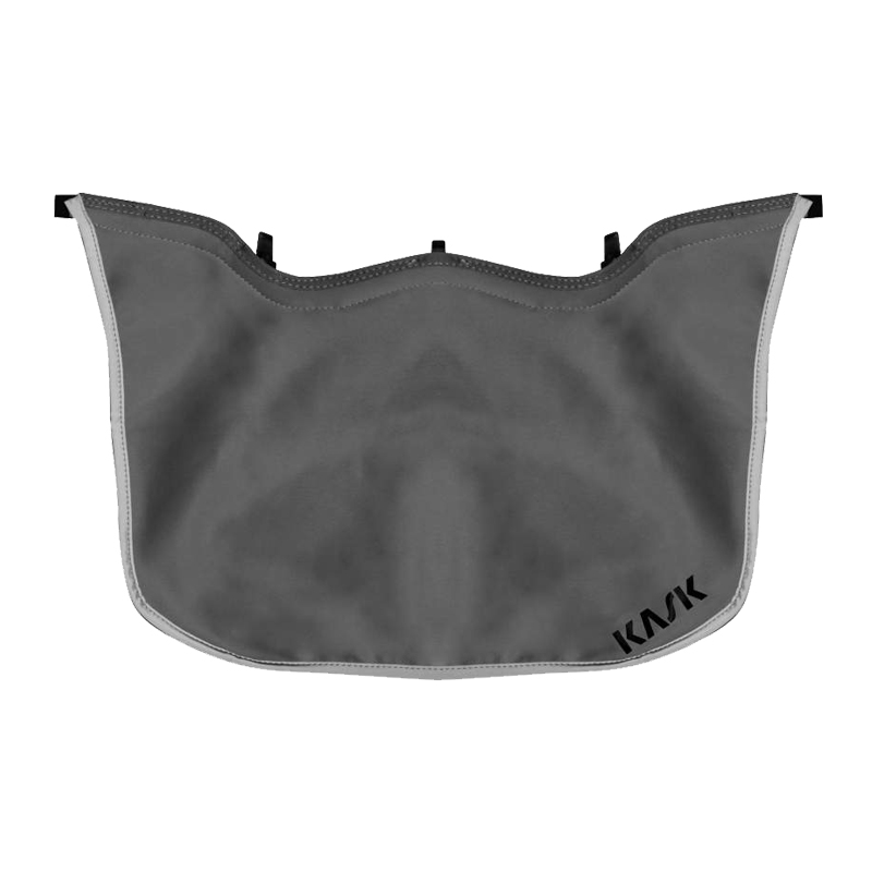 Kask Zenith-X Neck Shield RW Nackenschutz mit Wetterschutz, grauer Helmschutz für Nacken und Hals