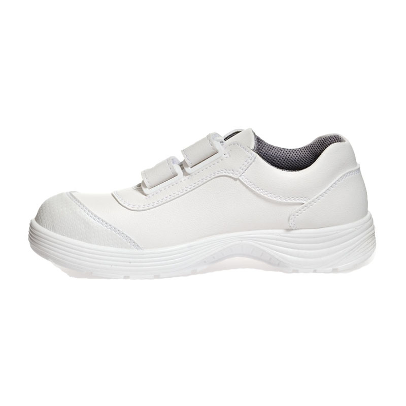 Abeba 711047 S2 Sicherheitsschuhe mit Klettverschluss | weiß