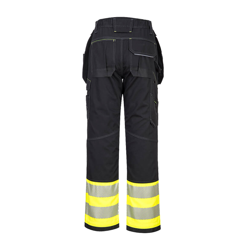 PortWest PW307 Warnschutz Hose mit Holstertaschen abnehmbar