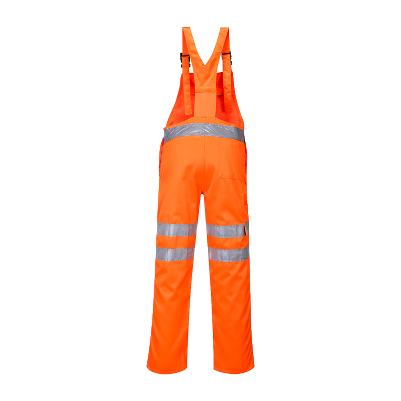 PortWest RT43 Warnschutz Service Latzhose Klasse 2