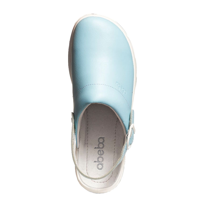 Abeba 87081 Active OB Clog mit Fersenriemen | Glattleder