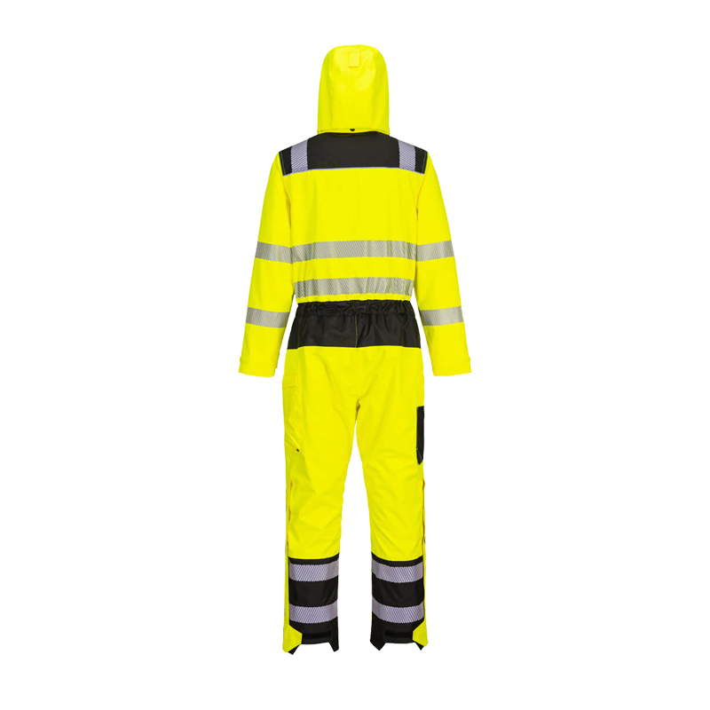PortWest PW355 Warnschutz Regen Overall für höchste Sicherheit