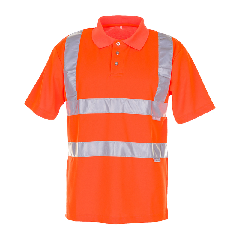 Planam Warnschutz Polo-Shirt uni Klasse 2