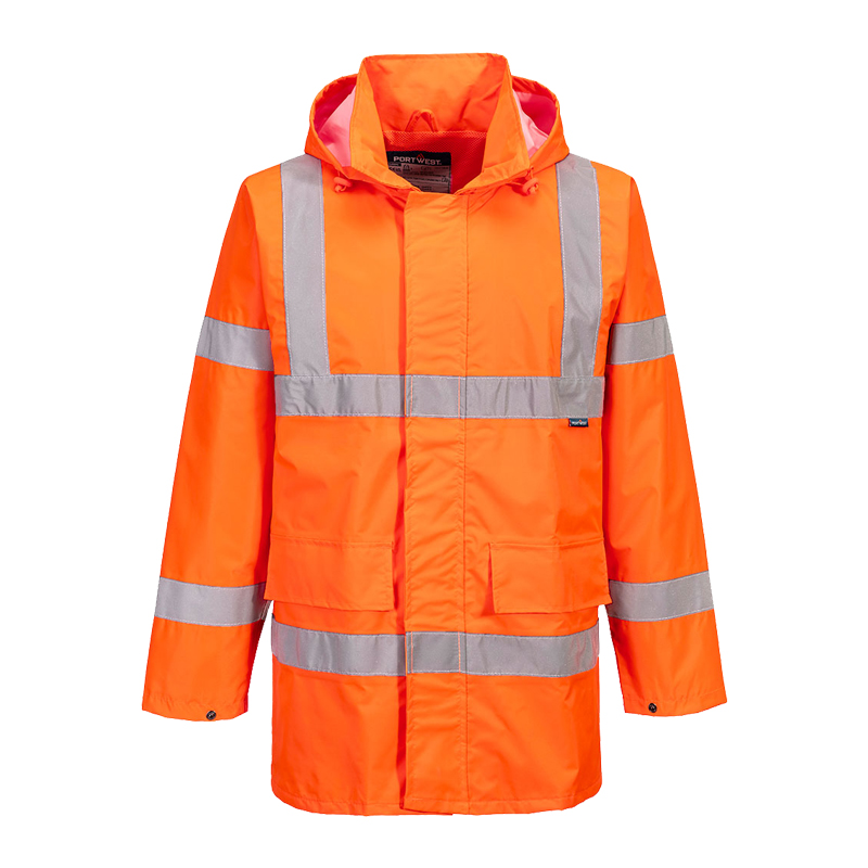 PortWest S160 Warnschutz Regen Verkehrsjacke Lite Klasse 3