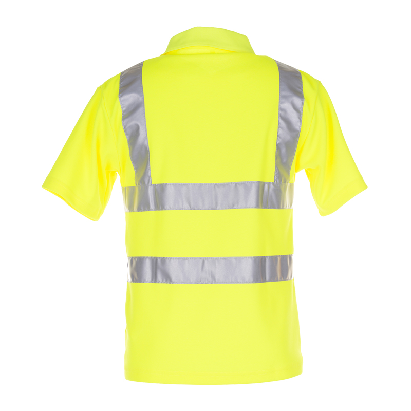 Planam Warnschutz Polo-Shirt uni Klasse 2