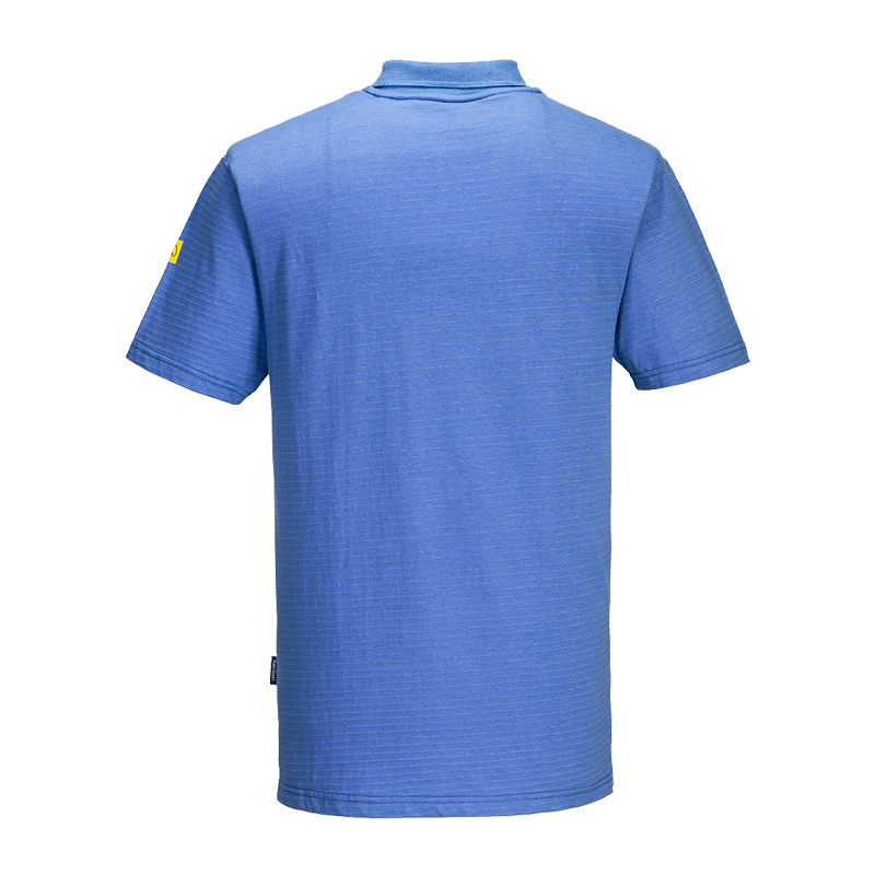 PortWest AS21 Antistatik ESD Polo-Shirt kurzarm für EPA Bereiche