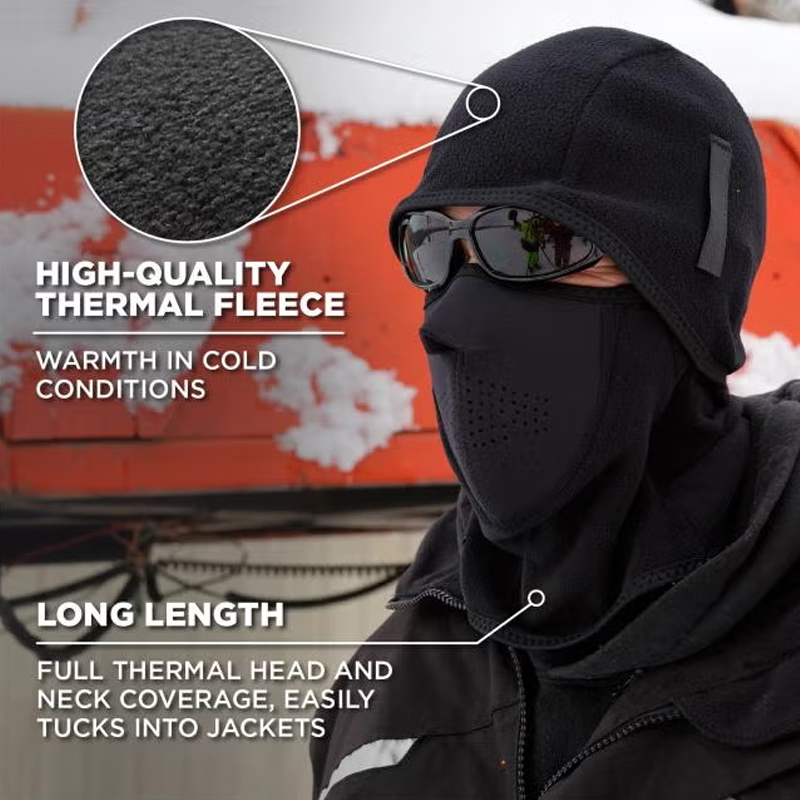 N-Ferno 6827 Fleece Sturmhaube Gesichtsmaske 2-teilig Fleece/Neopren