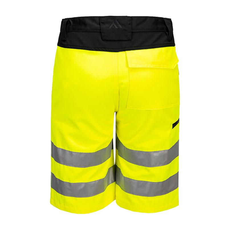 PortWest CD899 ECO Hi-Vis Warnschutz Shorts nachhaltig