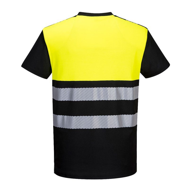 PortWest PW311 Warnschutz T-Shirt Cotton Comfort Klasse 1