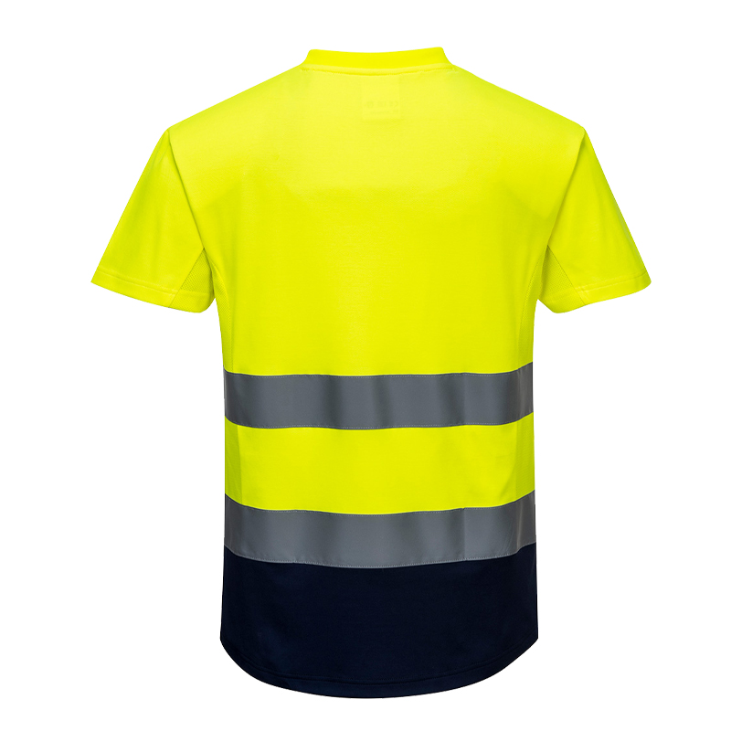 PortWest C395 Warnschutz T-Shirt kontrast Mesh Klasse 2