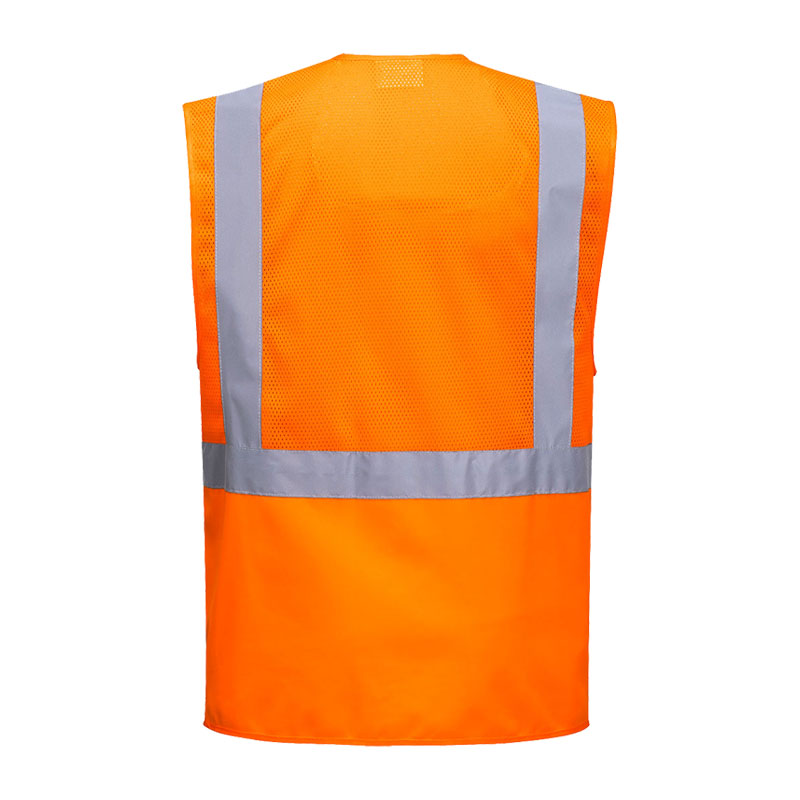 PortWest C496 Warnschutz Meshair Weste Madrid