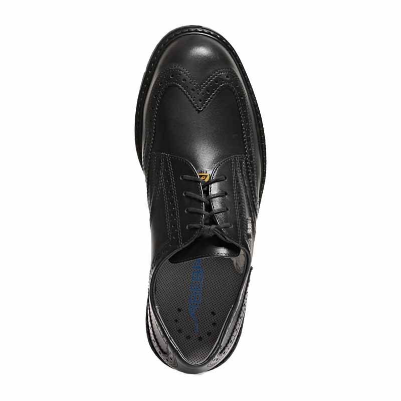 Abeba 33230 S2 ESD Business Schuh Budapester Sicherheitsschuhe | schwarz
