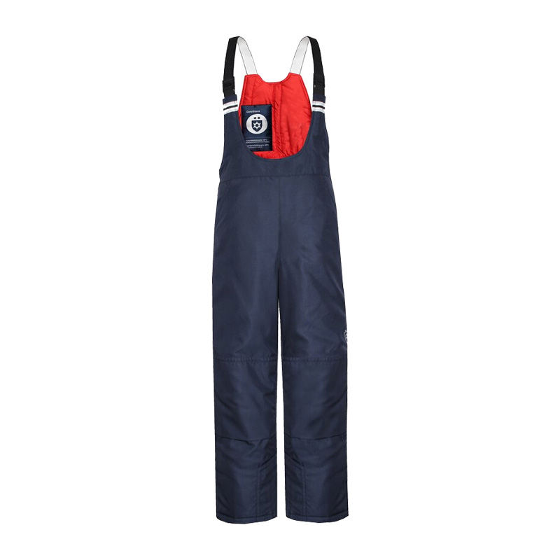 TEMPEX COMFORT Damen Kommissionierer Gefrierhaus Hose von HB Protective Wear, navyfarbene Kälteschutzhose mit Trägern für Gefrierhaus-Einsätze bis -49 °C
