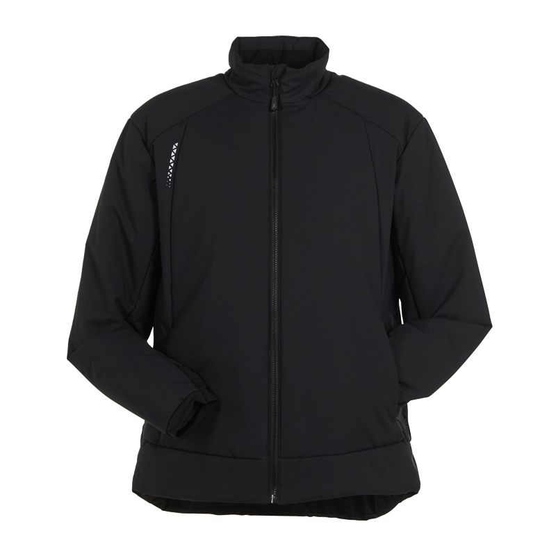 Planam Hygge Jacke soft wattiert von Planam in Schwarz, leicht wattierte Jacke mit Stehkragen, Frontreißverschluss und seitlichen Taschen
