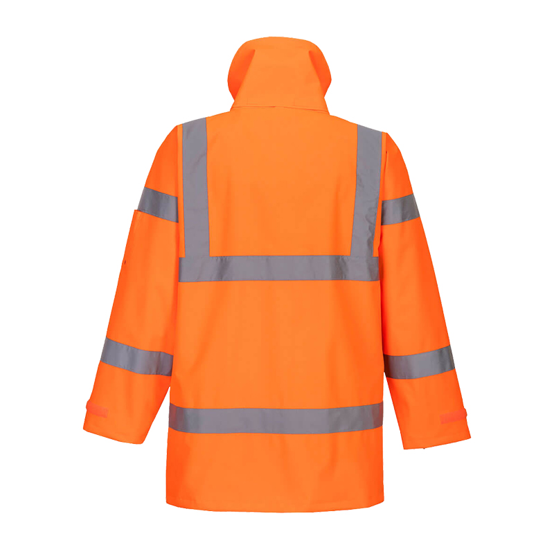 PortWest S590 Extreme Warnschutz Regenparka gefüttert und hoch atmungsaktiv