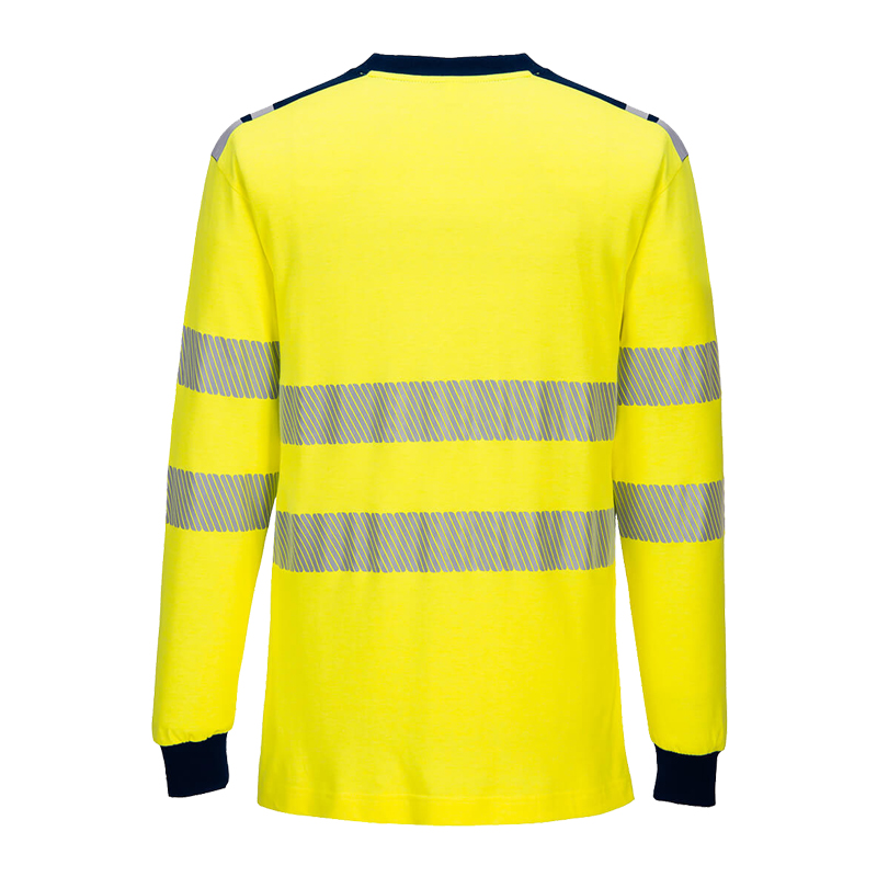 PortWest FR701 MultiNorm Warnschutz T-Shirt langarm