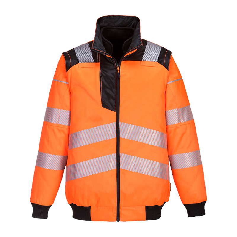 PortWest PW302 Warnschutz 3 in 1 Pilotjacke multifunktional