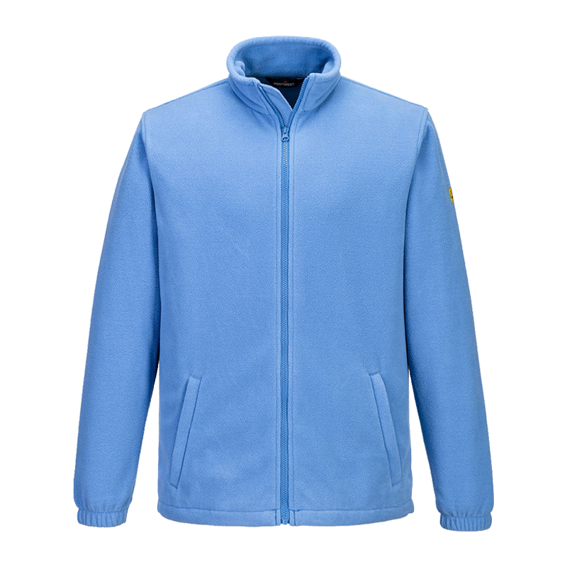 PortWest AS26 Antistatik ESD Fleece Jacke für EPA Bereiche