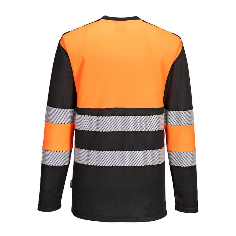 PortWest PW312 Cotton Comfort Warnschutz T-Shirt Klasse 1