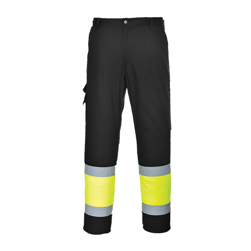 PortWest E049 Warnschutz Kontrast Hose EN 20471 Klasse 1