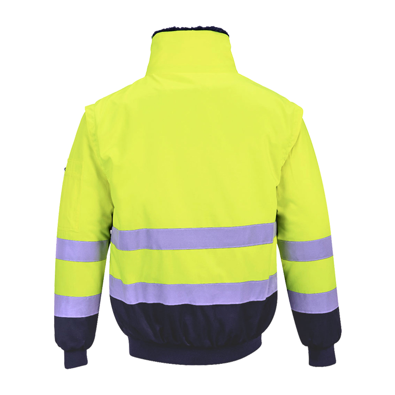 PortWest PJ50 Warnschutz 3 in 1 Pilotjacke Kontrast multifunktional