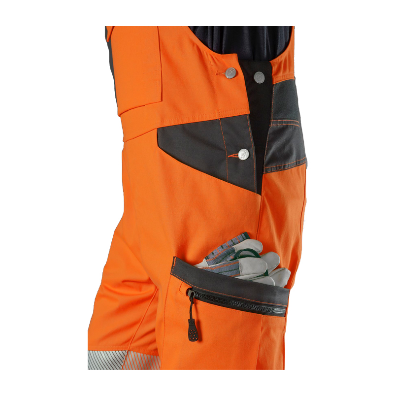 BP 2041 Warnschutz Stretch Latzhose Klasse 2