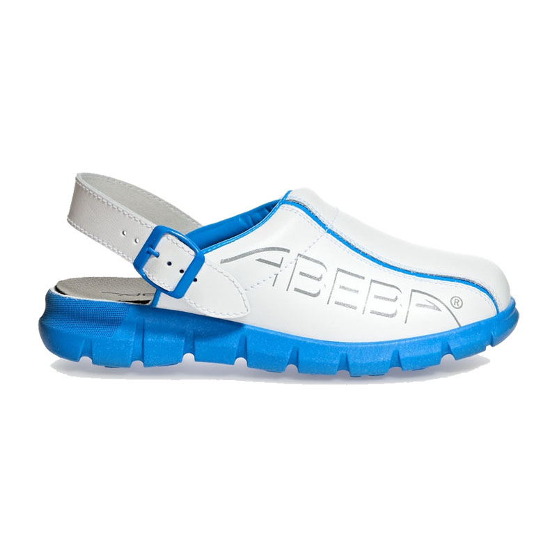 Abeba Clog 7020 - the original, Glattleder, weiß, perforiert, zertifiziert, 35 Abeba Clog 7020 - the original, Glattleder, weiß, perforiert, zertifiziert, 35