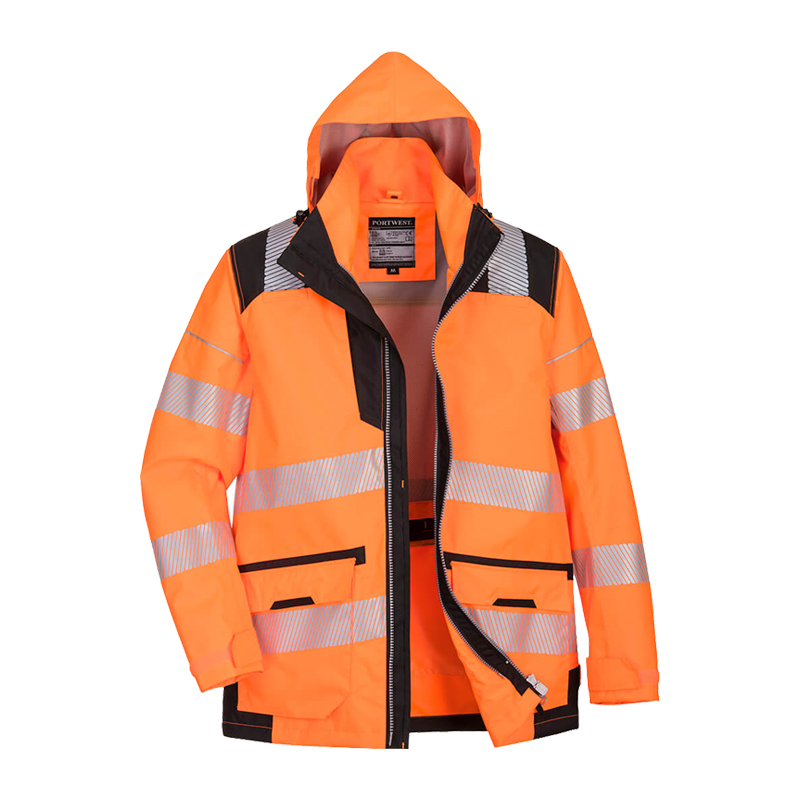 PortWest PW367 Warnschutz 5 in 1 Wetterschutz Jacke multifunktional