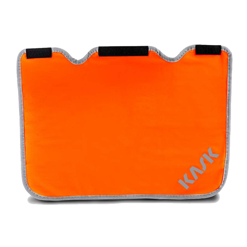 Kask SuperPlasma Neck Shield RW Nackenschutz mit Wetterschutz, orangefarbener Helmschutz für Nacken und Witterungsschutz