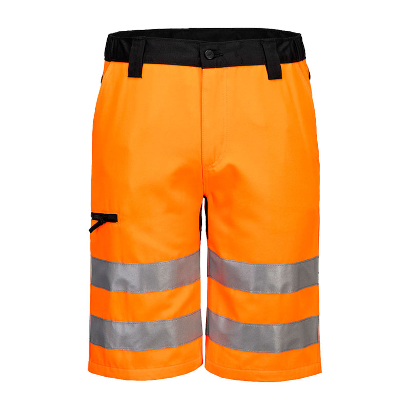 PortWest CD899 ECO Hi-Vis Warnschutz Shorts nachhaltig